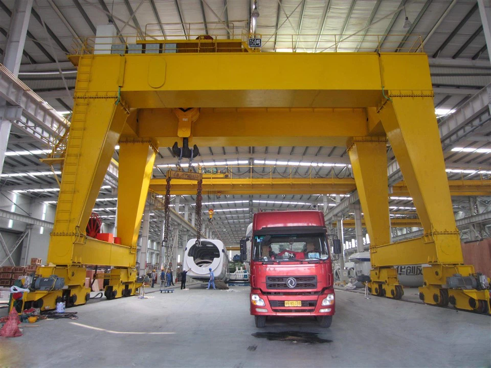 Double Beam Gantry Crane With Electric Hoist